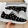 thumbnail image 1 of Zapatos de enfermería para mujer, con diseño de herramientas médicas, con cordones, informales, resistentes a la suciedad, cómodos, transpirables, planos, a la moda., 1 of 6
