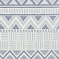 thumbnail image 6 of SAFAVIEH Machine Washable Rug Indoor/Outdoor Bermuda Collection - Bermuda Jacinth Geometric Machine Washable Indoor/Outdoor Area Rug, Cream/Navy, 6'7" x 6'7" Round, 6 of 7