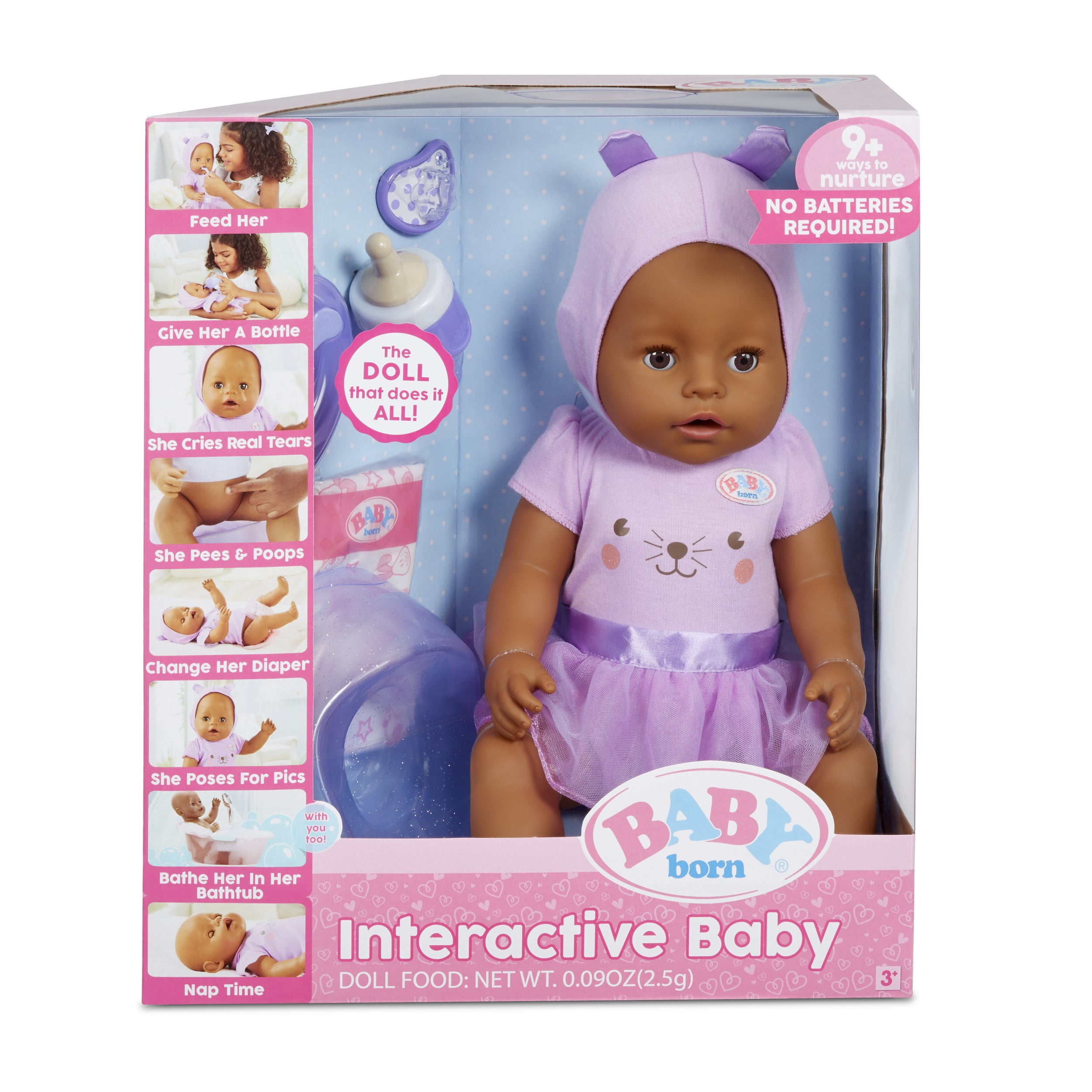 baby born doll interactive