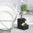 thumbnail image 5 of Dispensador de Jabon de Baño Estilo Moderno con Esponja - Despachador de Jabon Liquido Ideal para Baño o Cocina 250 ml Negro GAON, 5 of 5