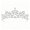 White, variant on DESIGNICE Silver Crowns and Gold Tiaras for Women,Queen Crystal Tiaras with Sparkling Rhinestone