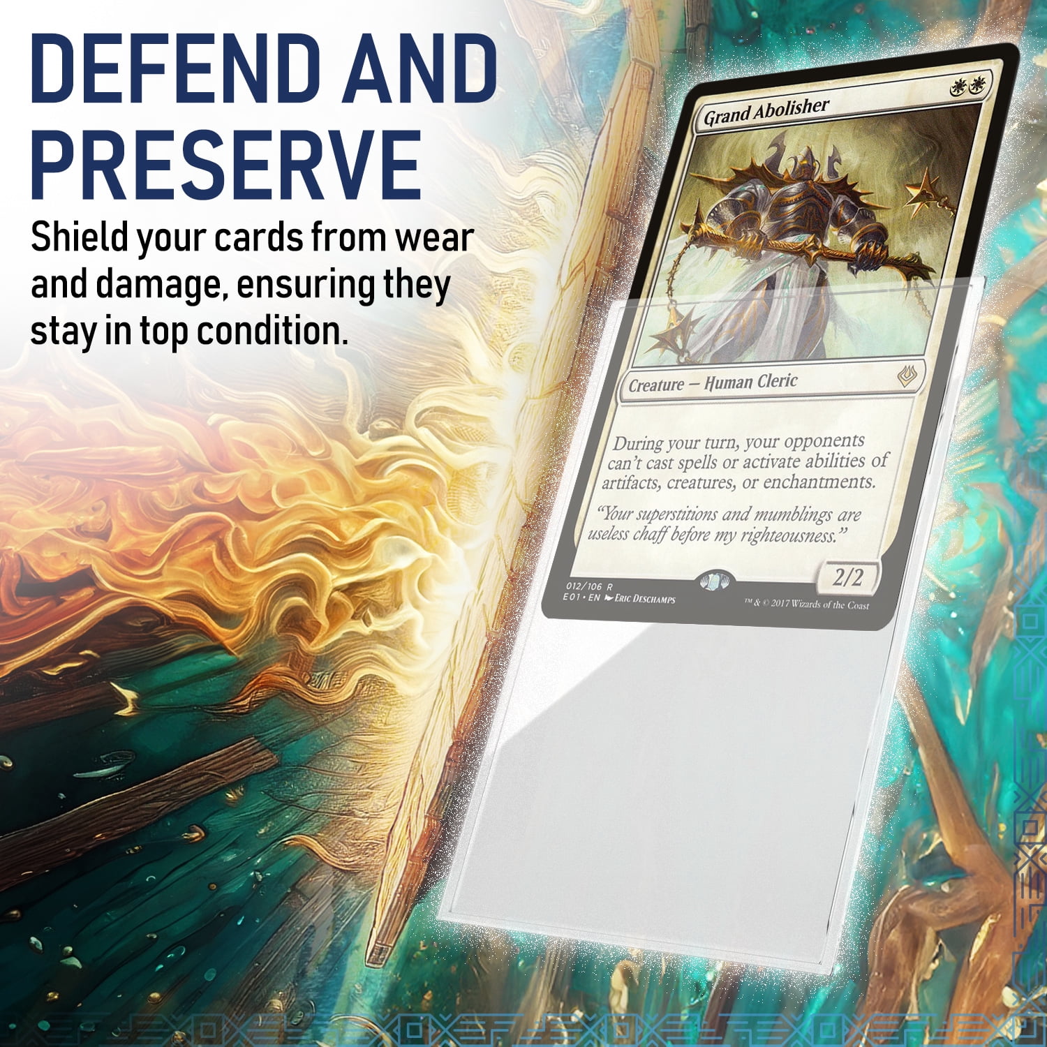 Premium 500 Count - Rival Clear Gloss Deck Protectors | MTG Card Sleeves Clear, Magic Card Sleeves, Sports/TCG Card Sleeves, MTG Card Game Sleeves, MTG Sleeves, MTG Deck Sleeves, Card Sleeves MTG.