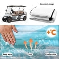 thumbnail image 6 of XYZCANDO Sea Turtle Beach Print Golf Cart Seat Cover with 4 Front Pockets - Universal Non-Slip Washable Accessory for 2-Seat Golf Carts, 6 of 9