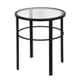 thumbnail image 3 of Evelyn&Zoe Gaia 20" Wide Round Side Table, Satin Nickel, 3 of 5