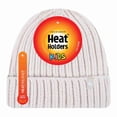 thumbnail image 2 of Heat Holders - Girls Thick Chunky Ribbed Beanie Hat with Bobble for Winter, 2 of 2