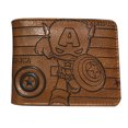 thumbnail image 3 of Cartera de héroe Deadpool, Superman, Thor, monedero corto con bolsillo para monedas, regalo para niños y niñas, 3 of 5