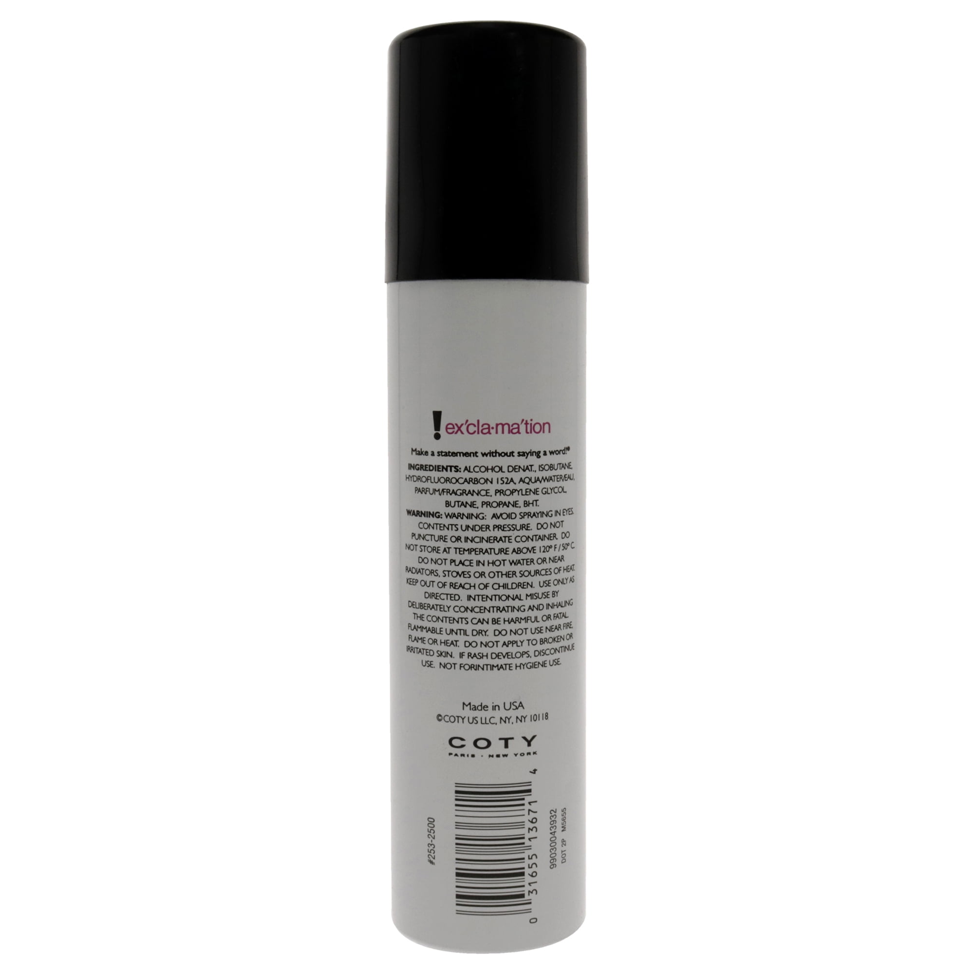 Exclamation 2.5 oz Body Spray for Women Notes of Peach Apricot Sandalwood
