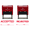 Red, variant on ACCEPTED / REJECTED By Date Self Inking Rubber Stamp - 2 PACK (Blue Ink / Red Ink) Large