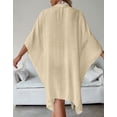 thumbnail image 4 of Swimsuit Cover Up for Women Plus Size Button Up Shirts Chiffon Kimono Cardigan Casual Beach Cover Ups Shermie, 4 of 6