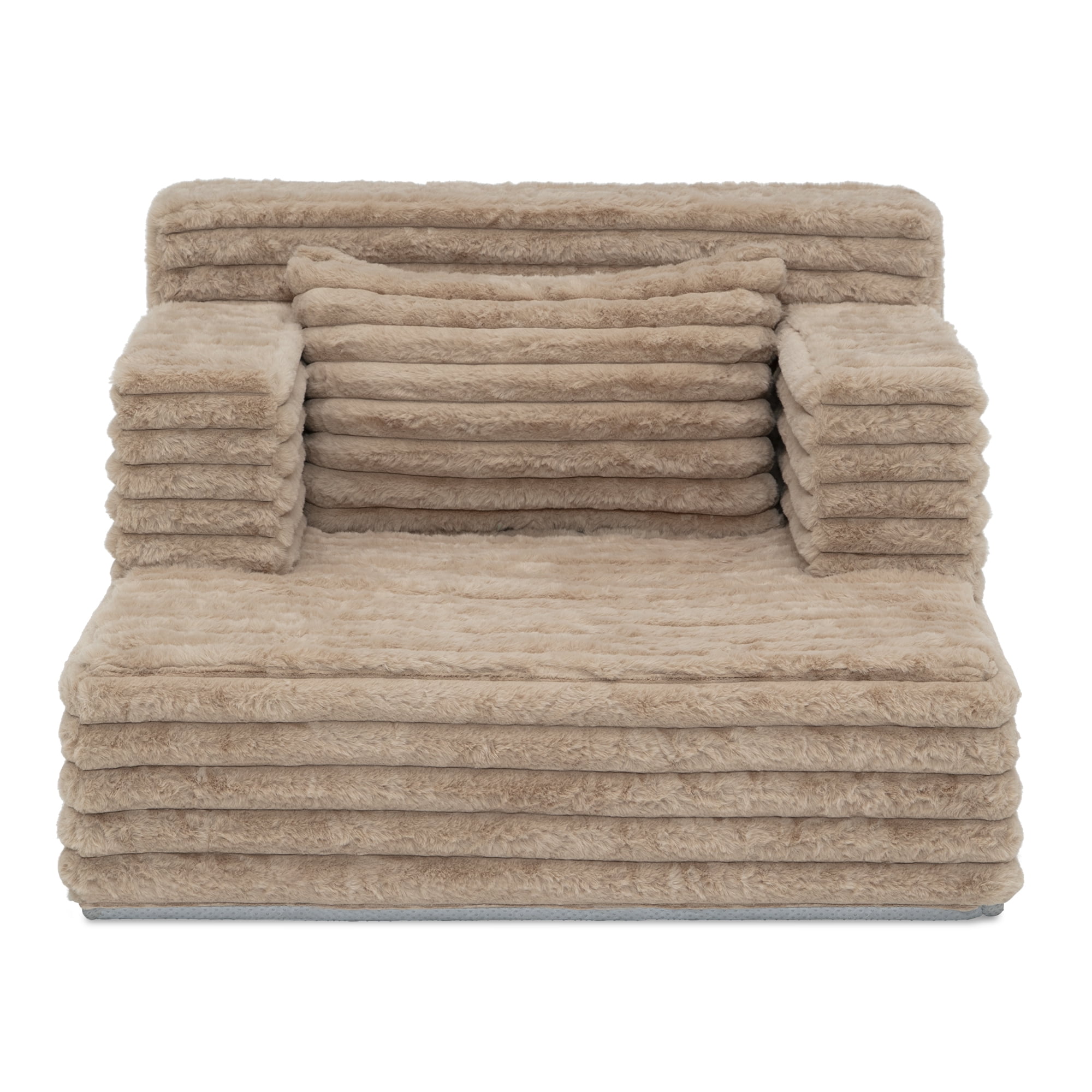 Delta Children Cozee Chaise Bedtime Lounger Chair, Light Tan Corduroy
