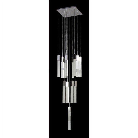 Avenue Lighting HF1905-13-GL-CH Pendants Chrome Glacier Aenue Chrome