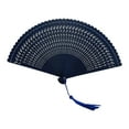 thumbnail image 5 of Barhoo Abanicos De Mano Hand Fan Foldable Exquisite Traditional Dance Fan with Intricate Carvings for Performing Arts, Foldable Handheld Accessory Ideal for Dance and Cultural Performances, 5 of 8