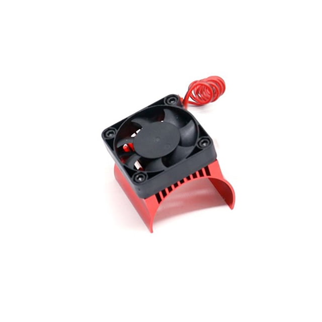 braveheart Cooling Fan High Speed Model Climbing Car RC Radiator Mountings Replaced Accessory Models Cars Interior Repairing Black Red