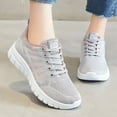 thumbnail image 2 of Gvdentm Women Gym Shoes Sock Walking Shoes Comfortable Mesh Lightweight Women Grey,6.5, 2 of 9