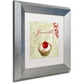 thumbnail image 2 of Trademark Fine Art "Tartes Francais, Currant" Canvas Art by Color Bakery White Matte, Silver Frame, 2 of 4