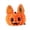 C - Pumpkin, variant on QLUEWX Halloween Squeaky Plush Pet Toys, 5.9" Brown Skull Shaped Interactive Sound Toy, Dogs and Cats Squeaky Durable Chew Toy Home Decor, Halloween Decor for Home Indoor Pet Play