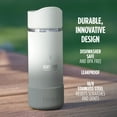 thumbnail image 5 of Ninja Sip Perfect 16oz Stainless Steel Travel Mug, Leak Proof Lid, Dishwasher Safe, Alpine White, 5 of 7