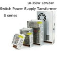 thumbnail image 2 of Bgsha Switch Power Supply Transformer AC220V To 12V 24V Adapter For LED Strip 25W-350W, 2 of 9