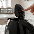 thumbnail image 5 of OVENTE 1.7L Electric Kettle with 1100W Fast Boiling Water, Black KP72B, Best for Coffee or Tea, BPA-Free, Water Level Gauge, Auto Shut-Off, Indicator Light, Boil-Dry Protection & Removable Filter, 5 of 8