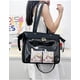 thumbnail image 3 of LHSHID Cute Ribbon Japanese Ita Bag Large Tote Crossbody Bag Messenger Bag for Women Aesthetic Bag Y2K Purse (White), 3 of 6