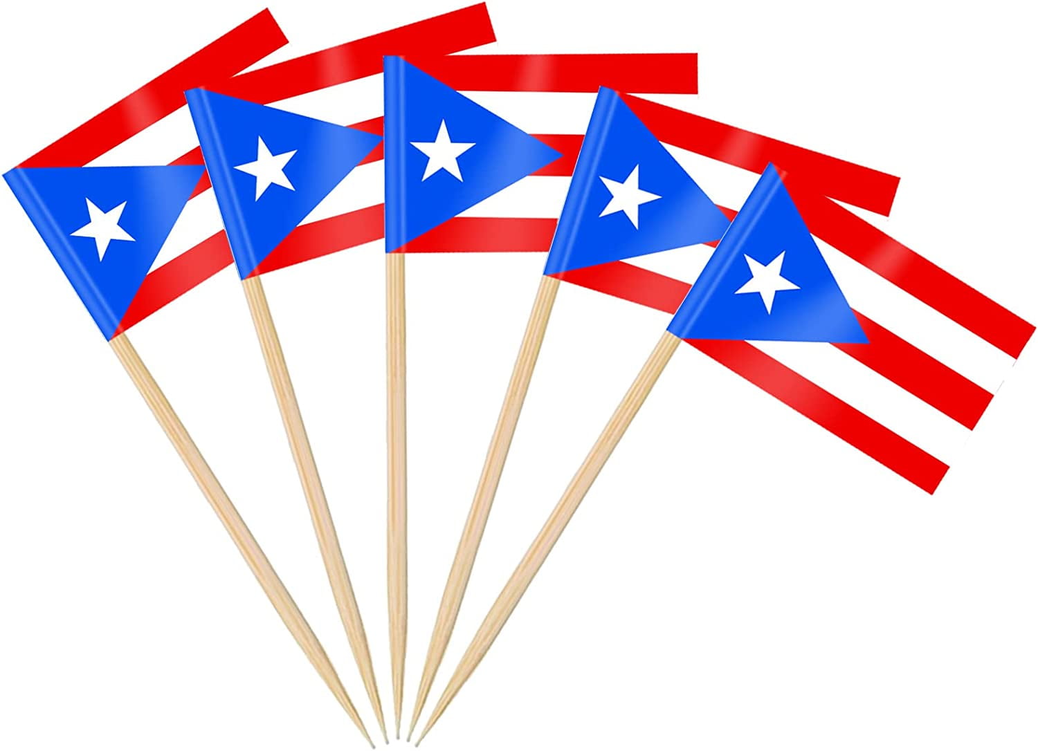 Puerto Rico Flag Toothpick Flags Picks, 100/200 Pcs Small Tiny Croatia ...