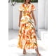 thumbnail image 2 of Vestido largo PRETTYGARDEN para mujer con estampado floral bohemio de verano de 2025, 2 of 5