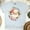 Ash, variant on Keep Calm and Merry On T-Shirt | Vintage Santa Holiday Graphic Tee, White, Size M