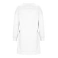 thumbnail image 5 of Diufon Casual Womens Mini Dresses Fall Baggy Sweatshirts Dress Round Neck Long Sleeve Dress, 5 of 5