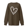 thumbnail image 3 of Qiopertar Blouse à Manches Longues Imprimée Mode pour Femmes Col Rond Hauts Décontractés Chandail en Molleton en Solde Livraison Gratuite à Moins de 5$ jusqu'à 90 % de Réduction, 3 of 4