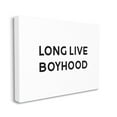 thumbnail image 3 of Stupell Industries Long Live Boyhood Kids' Motivational Phrase Black White, 48 x 36, Design by Daphne Polselli, 3 of 7