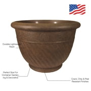 23 Mazzano Garden Planter, Rust – Durable Indoor & Outdoor Flower Pot