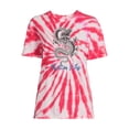 thumbnail image 3 of No Boundaries Junior's Tie Dye Boyfriend T-Shirt, 3 of 5
