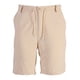 thumbnail image 3 of Pantalones de Lino de los Hombres Pantalones Cortos de Playa Ligeros Color Sólido, Cordón Frontal Plano Recto, 3 of 7
