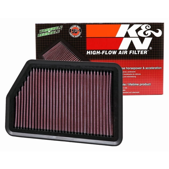 K & N Filters Air Filter 33-2451 FilterCharger; Washable; Red; Cotton Gauze; Panel