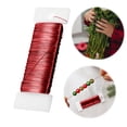 thumbnail image 1 of Naiovety Alambre de bricolaje para arreglos florales, alambre de bobinado de bobina moldeable y de larga vida útil, alambre de bricolaje hecho Artesanía Rojo, 1 of 6
