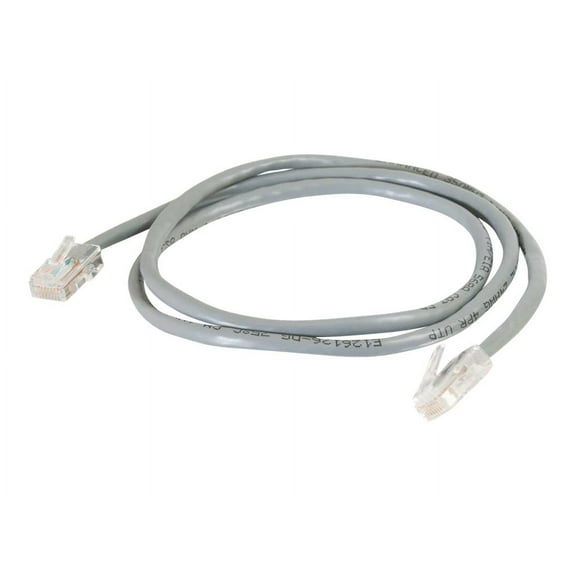 C2G Cat5e Non-Booted Unshielded (UTP) Network Patch Cable - patch cable - 75 ft - gray