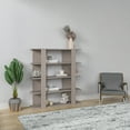 thumbnail image 2 of Ada Home Decor Furniture 4 Tier Open Shelf Light Mocha Beecroft Modern Bookcase, 2 of 7