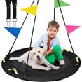 thumbnail image 1 of Platillo volador Tree Swing HeyZoo de 101,6 cm para niños y 408,23 kg, color negro, 1 of 6