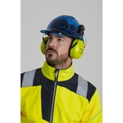Portwest T402 Mens PW3 Waterproof Hi Vis Safety Jacket - Windproof High Visibility Reflective Softshell Jacket Yellow/Black, Large