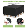 thumbnail image 4 of Patio Furniture Covers, NASUM Waterproof Outdoor Square Furniture Covers, Tear-Resistant, Windproof Outdoor Cover for Garden, 76"Lx76"Wx28"H, 4 of 8