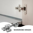 thumbnail image 2 of 2 Pcs Stainless Steel Hydrolic Hinge Bisagras Para Gabinetes Glass Door Damping, 2 of 6