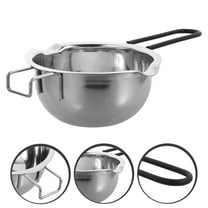ORDDIART 1Pack Melt Chocolate Pot with Double Boiler for Cooking Utensil 304 Stainless Steel 11.6x5.5x2.4in
