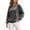 &163-Dark Gray, variant on Ounisa Womens Velour Sweatshirt Crewneck Long Sleeve Drop Shoulder Casual Pullover Tops Fall Winter Loose Fit Warm Blouse