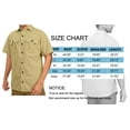 thumbnail image 7 of GENTS BLISS Short Sleeve Men Shirts Hiking Button Down Shirts for Men Quick Dry Fishing Men Shirts with Pocket, 7 of 7