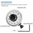 thumbnail image 2 of Flexible Angular Gauge Tool, Metal Base 360 Degree Scale Torque Wrench, Easy To Read For Professional Use (2Pcs), 2 of 5