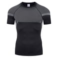 thumbnail image 4 of JAJAHO Mens Running Shirts Short Sleeve Workout Athletic Slim Fit Crewneck T Shirt Wicking Breathable Lightweight Sportswear Summer Tees Trendy Tops, 4 of 4