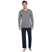 iClosam Women's knit Pajamas Set Long Sleeve Tops and Jogger Pants PJ Set Nightwear Sleepwear Loungewear