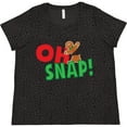 thumbnail image 3 of Inktastic Oh Snap Women's Plus Size T-Shirt, 3 of 5