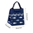 thumbnail image 5 of UttpKLBx Metal Bento Lunch Box Toddler Insulated Lunch Box Lunch Box for Women With Containers Lunchables Containers for Adults, for School, Work and Travel (Navy), 5 of 7
