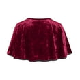 thumbnail image 5 of TKLPEHG Halloween Medieval Hooded Coat Long Hooded Cardigan Pleated Shawl Coat (Wine,XXL), 5 of 8